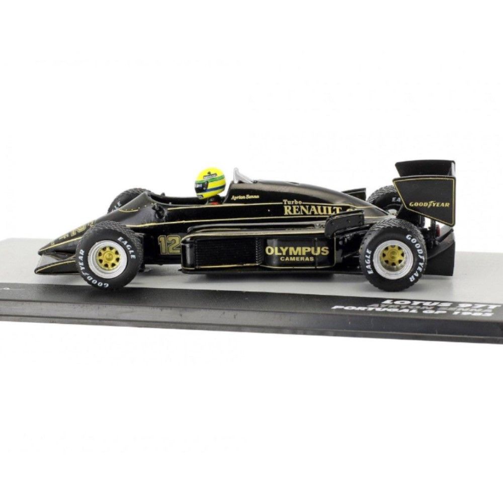 1/43 - F1 Lotus 97T #12 Ayrton Senna - Vencedor GP Portugal 1985