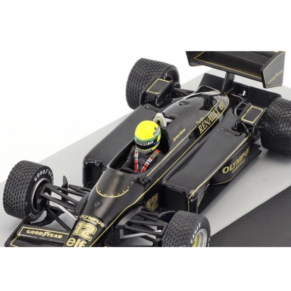 1/43 - F1 Lotus 97T #12 Ayrton Senna - Vencedor GP Portugal 1985