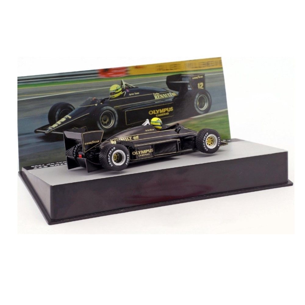 1/43 - F1 Lotus 97T #12 Ayrton Senna - Vencedor GP Portugal 1985