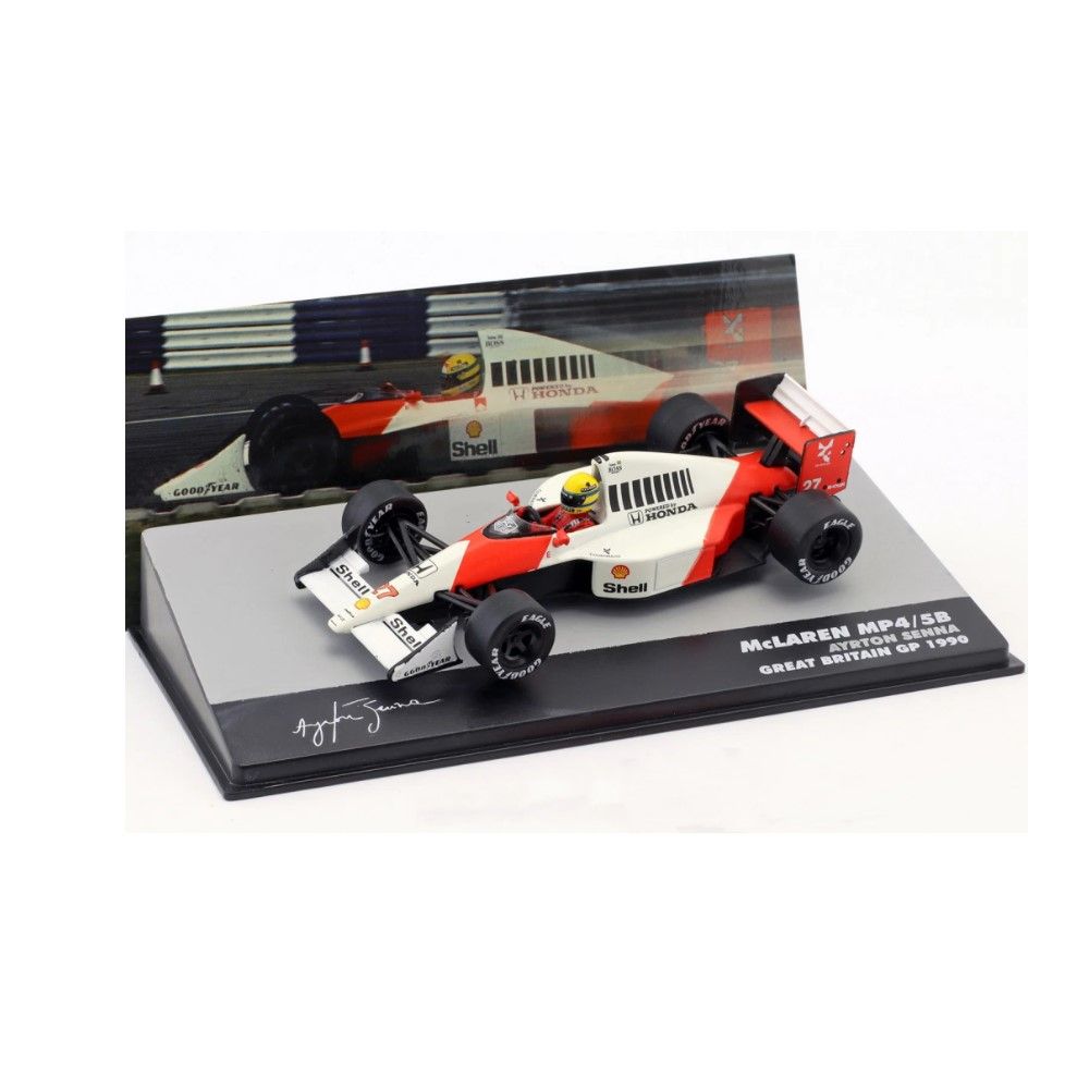 1/43 - F1 Mclaren MP4/5B #27 Ayrton Senna, GP Inglaterra 1990
