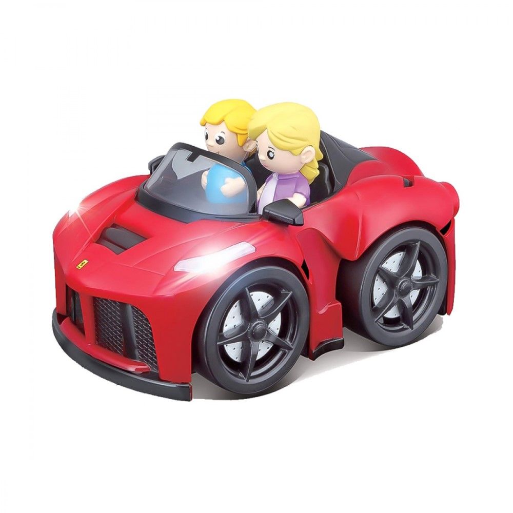 BB Junior Ferrari La Ferrari Aperta vermelho - com Figuras