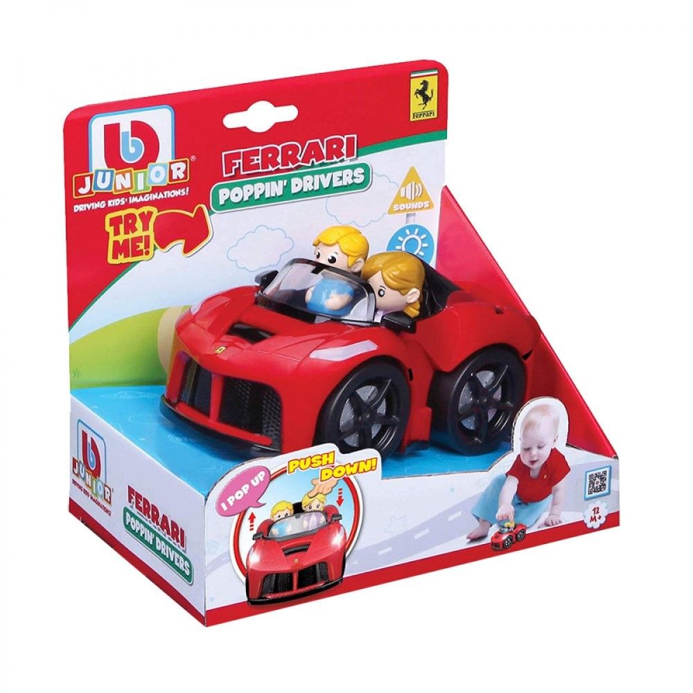 BB Junior Ferrari La Ferrari Aperta vermelho - com Figuras