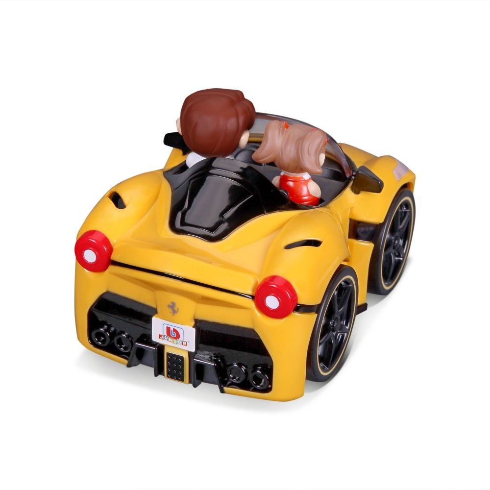 BB Junior Ferrari La Ferrari Aperta amarelo - com Figuras