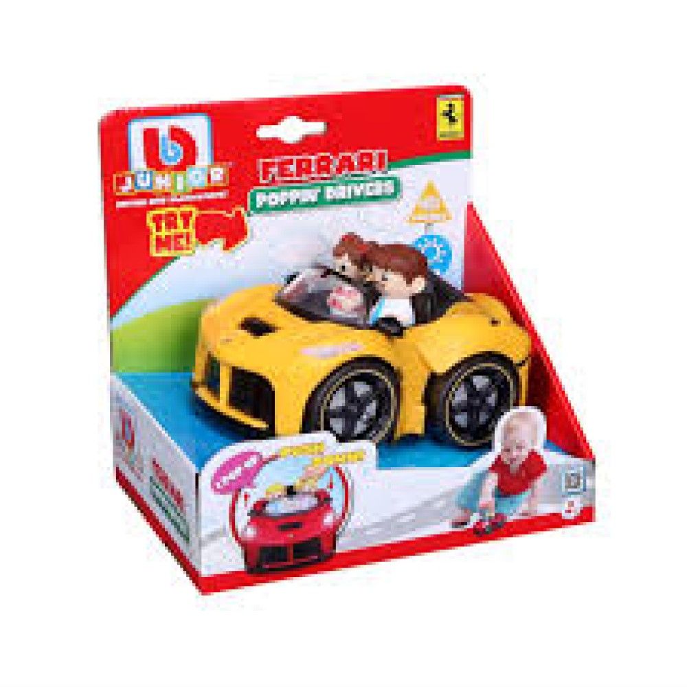 BB Junior Ferrari La Ferrari Aperta amarelo - com Figuras