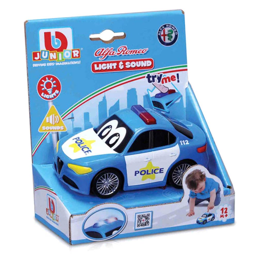 BB Junior Alfa Romeo Giulia Policia - com Luz e Sons
