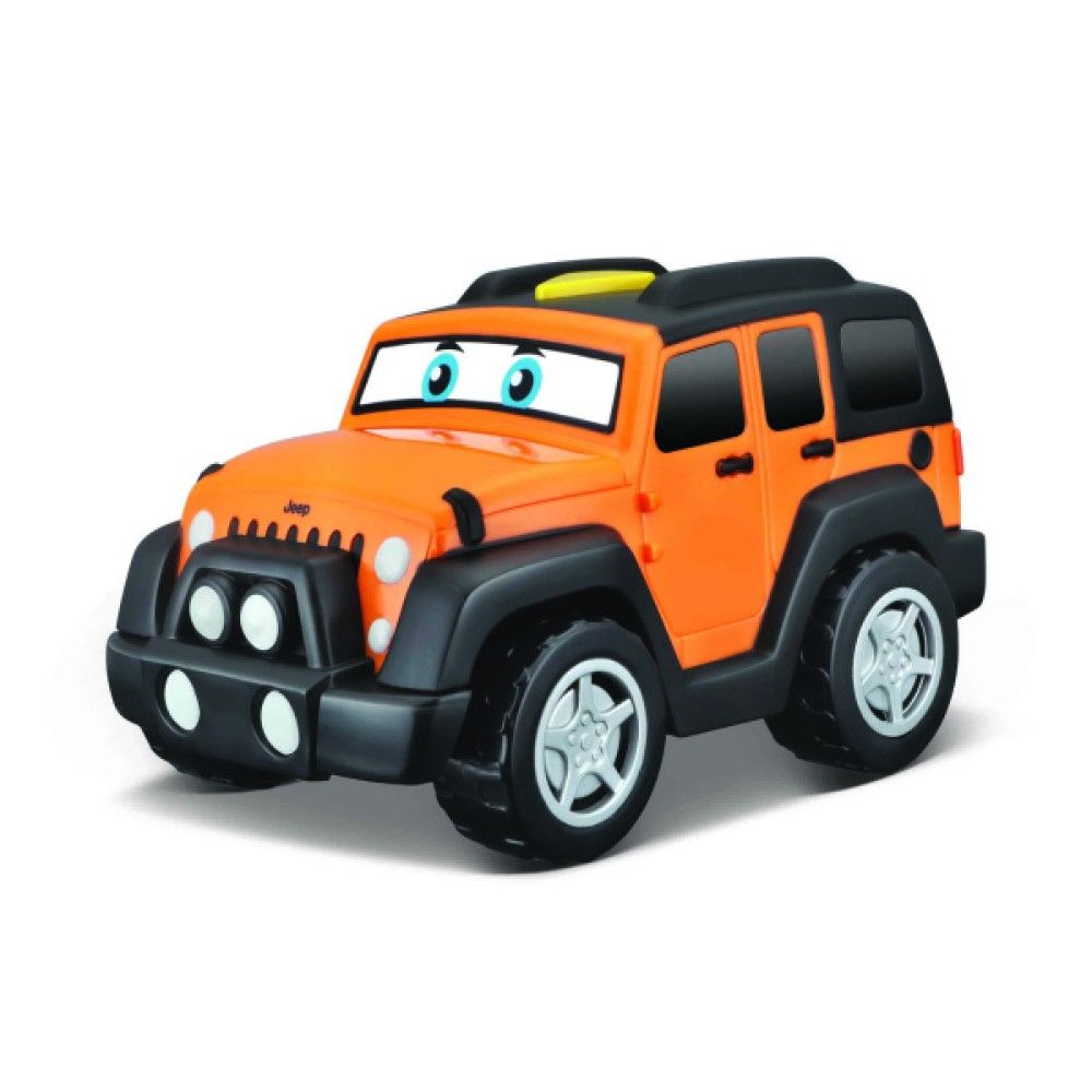 BB Junior Jeep Wrangler laranja - Toca e Anda