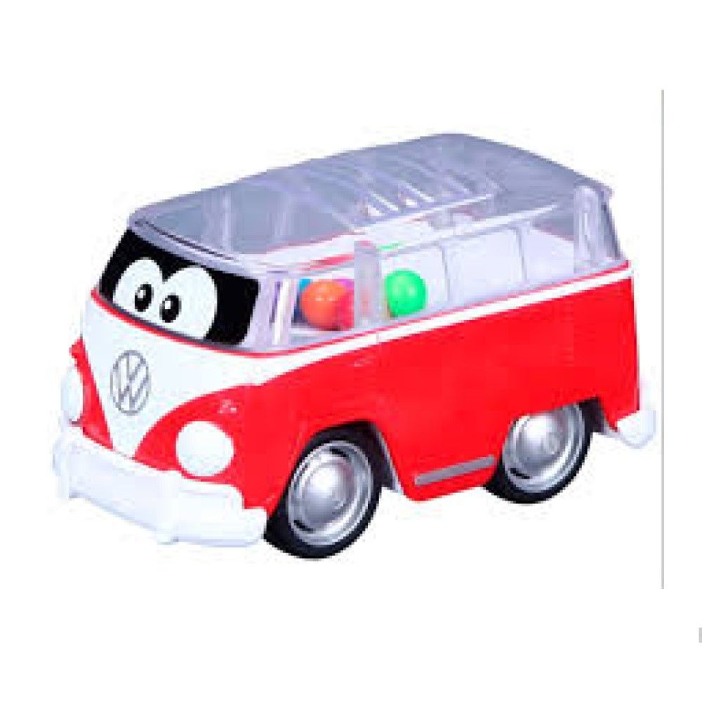 BB Junior VW Samba Bus vermelha - Poppin