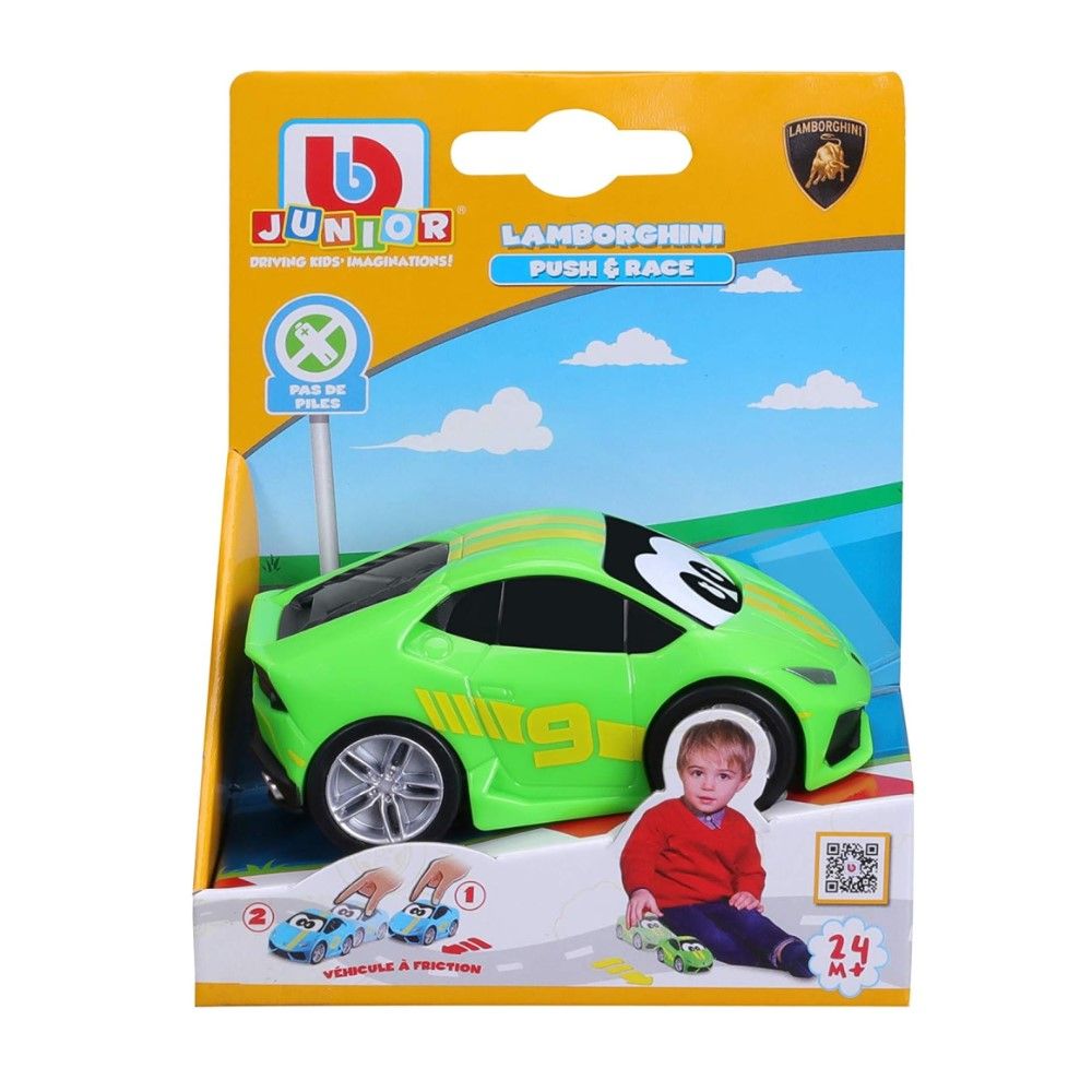 BB Junior Lamborghini Huracan Coupe verde - Empurra e Corre