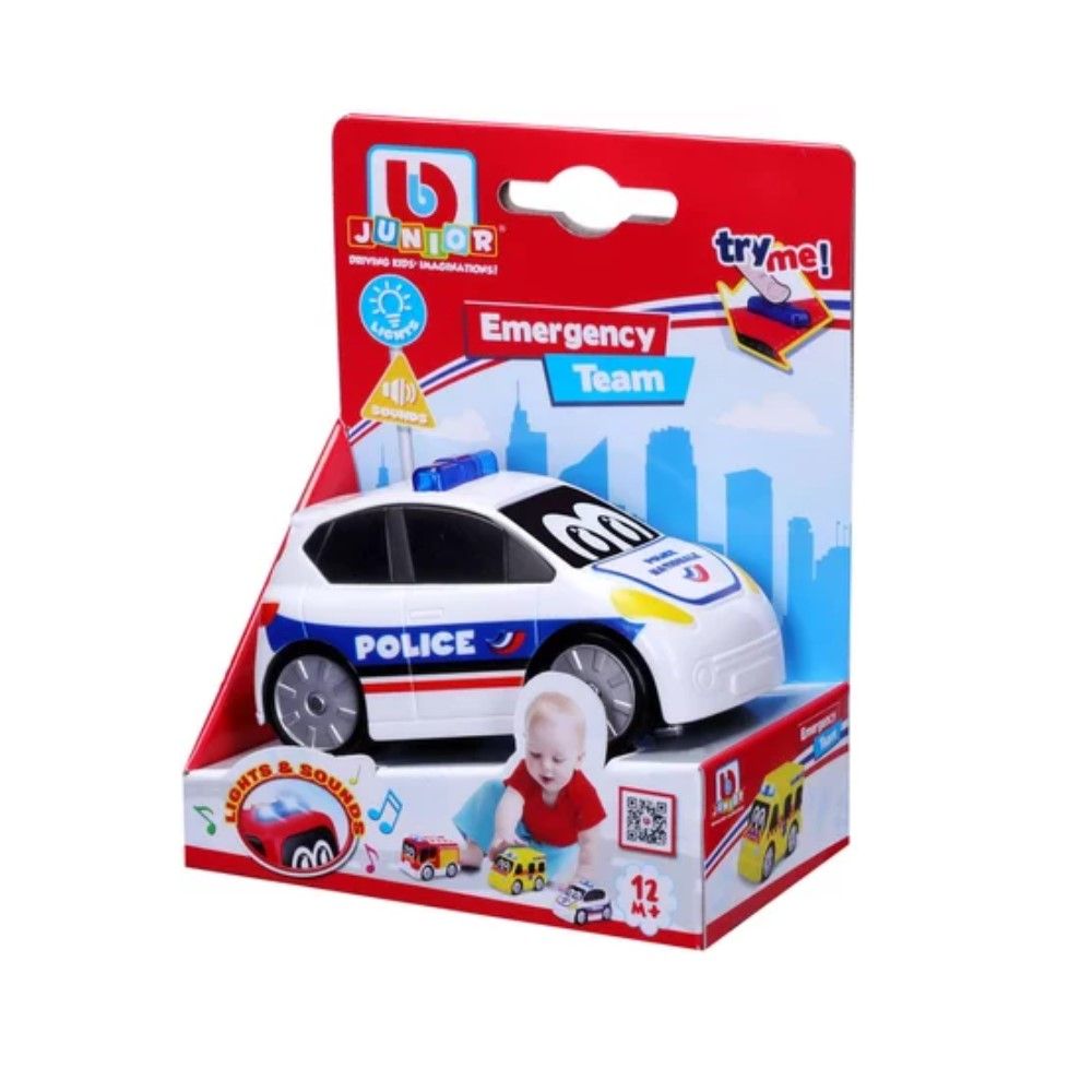 BB Junior Carro da Policia - com Luz e Sons