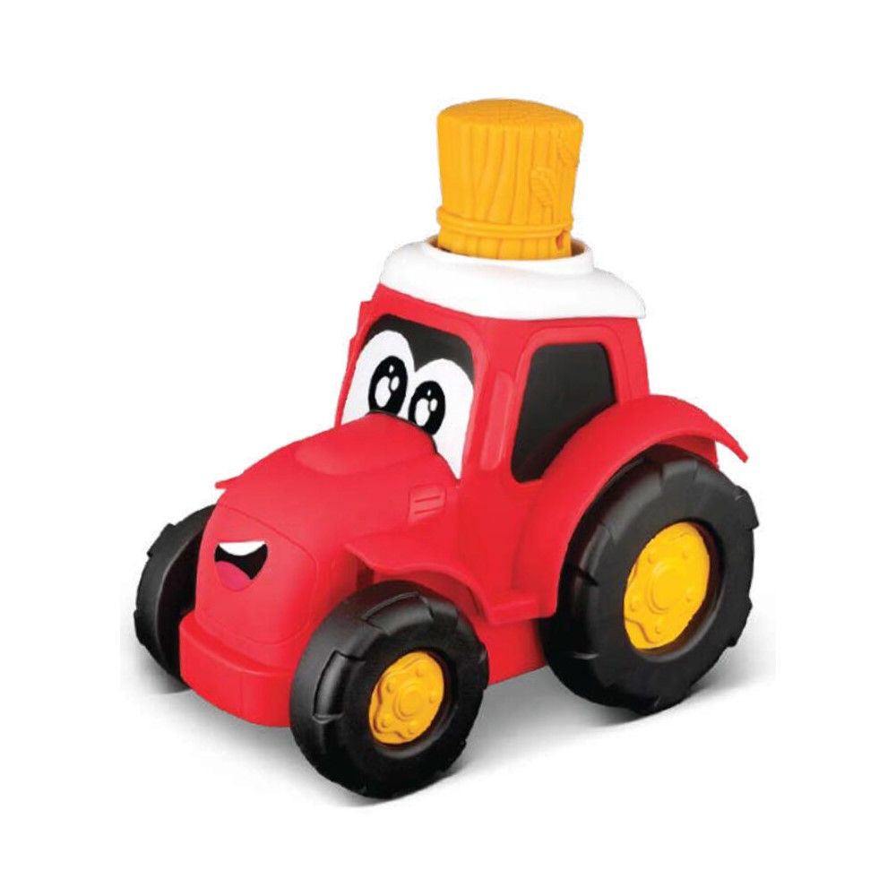 BB Junior Tractor vermelho - Pressiona e Anda