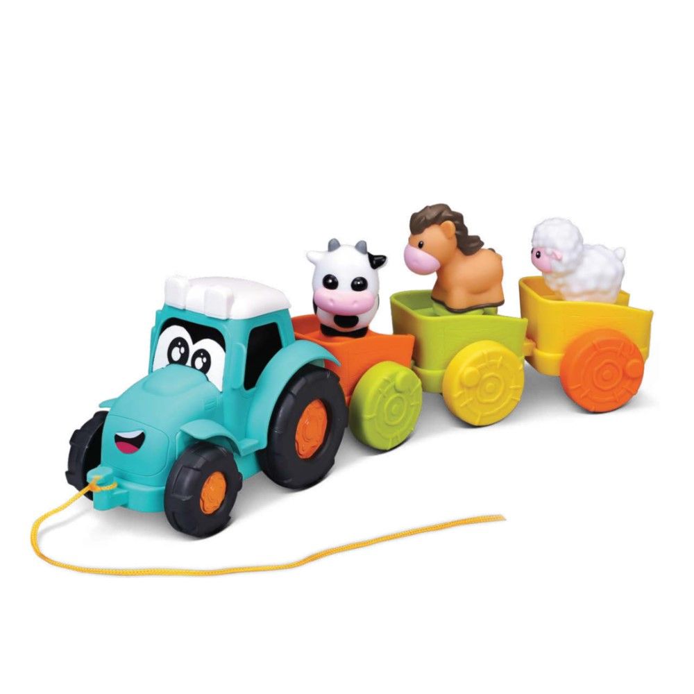 BB Junior Tractor com atrelados e animais da Quinta