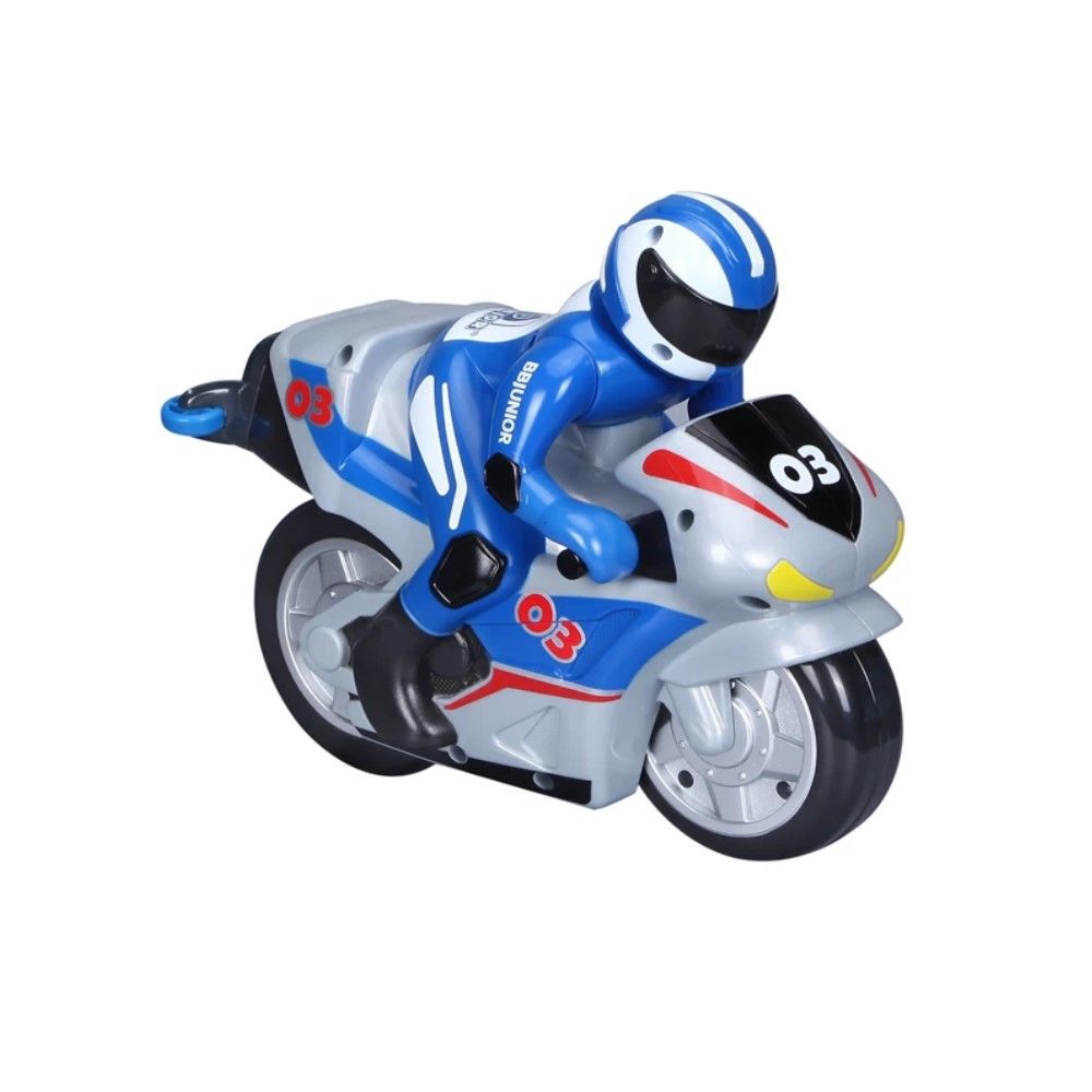 R/C - BB Junior Primeira Moto azul (27Mhz)