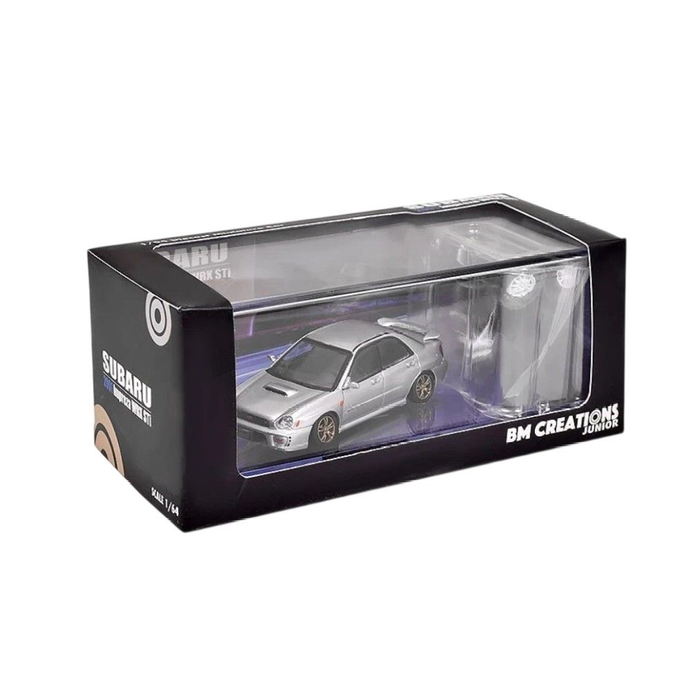 1/64 - Subaru Impresa WRX STI, 2001 (cinza)