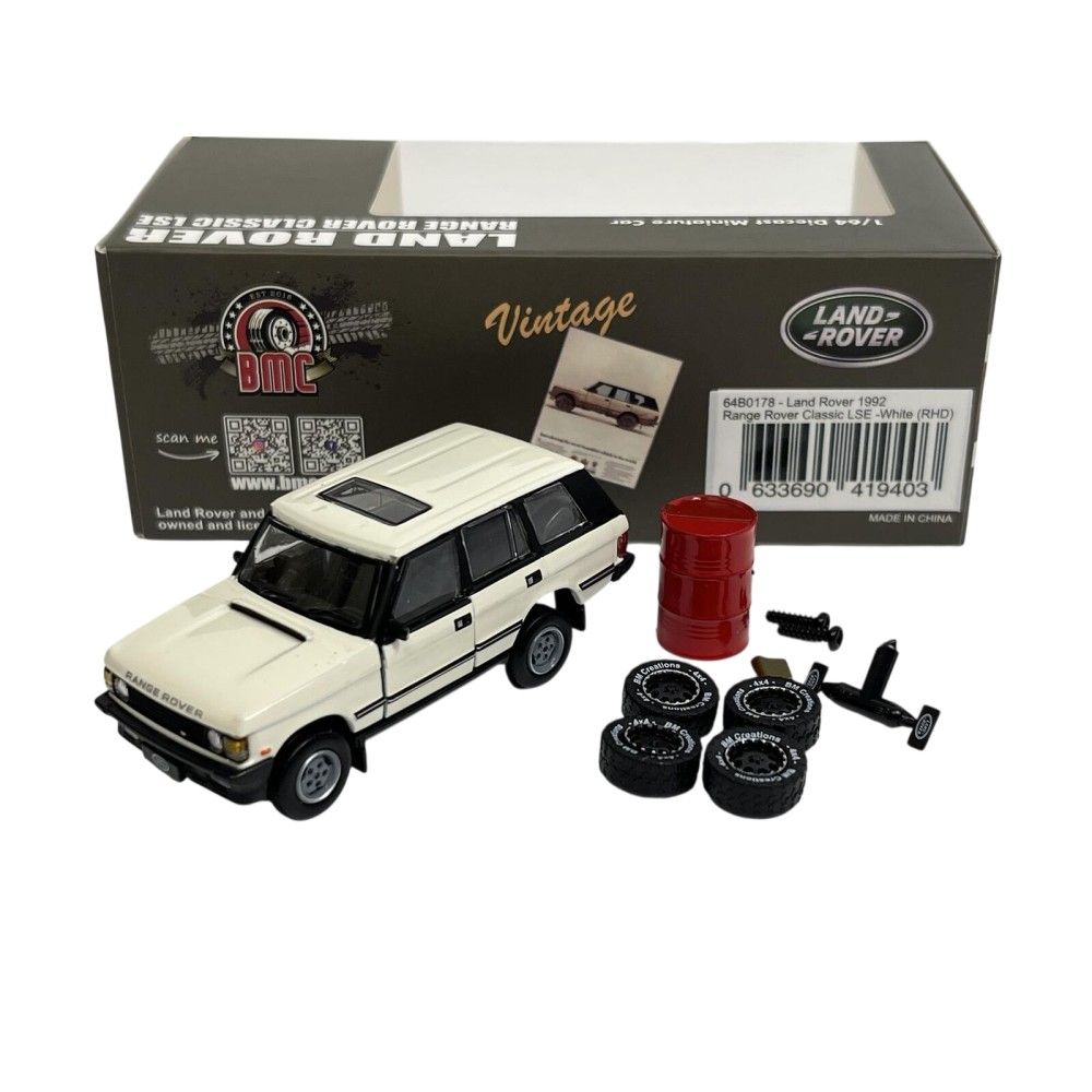 1/64 - Land Rover Range Rover Classic SER, 1992 (branco)