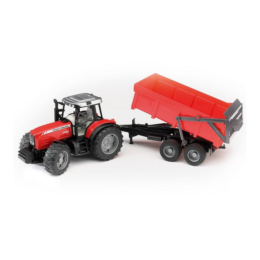 Trator Massey Ferguson 7480 com reboque