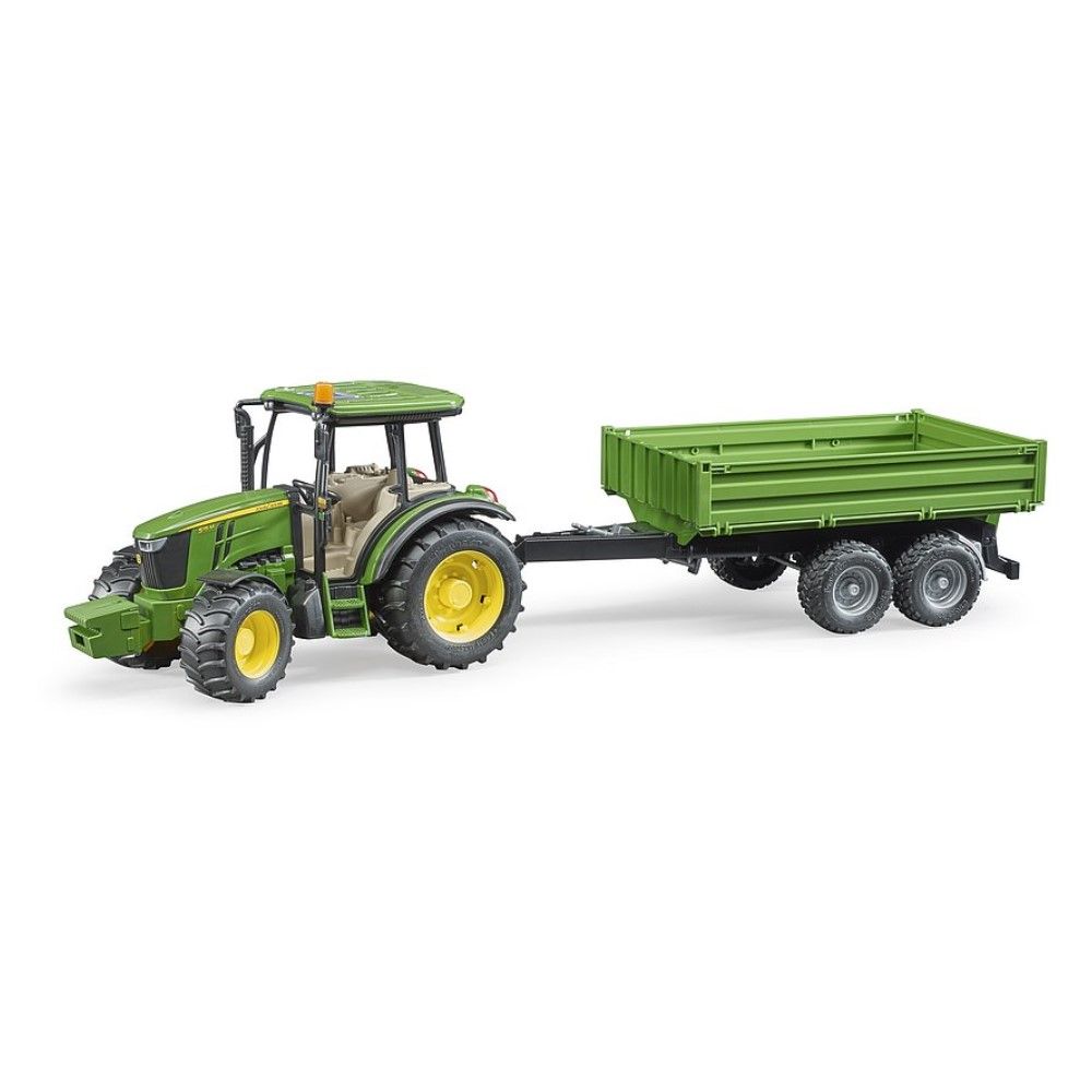 John Deere 5115 M com reboque basculante