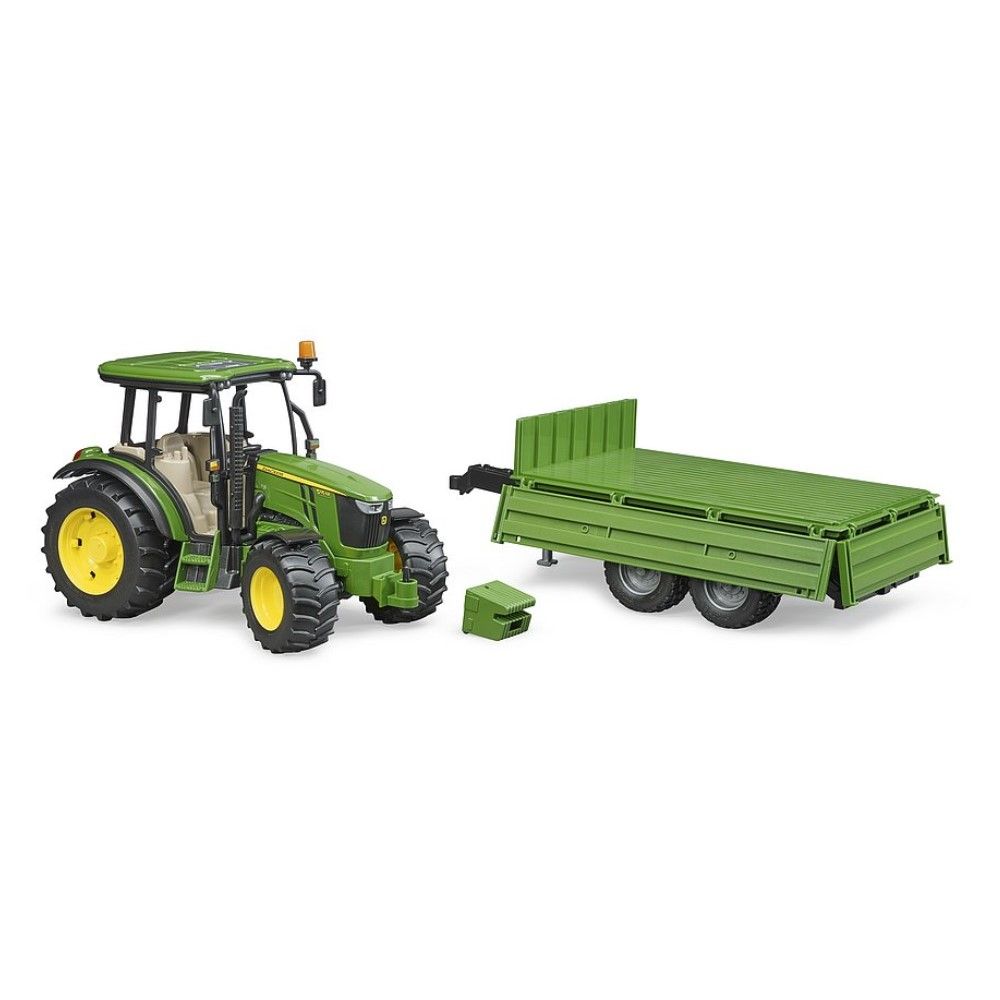 John Deere 5115 M com reboque basculante