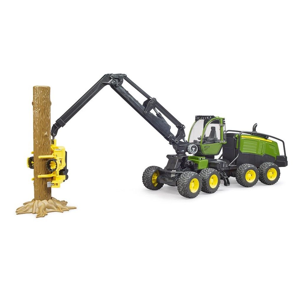 Cortador de troncos John Deere 1270G com braço mecânico