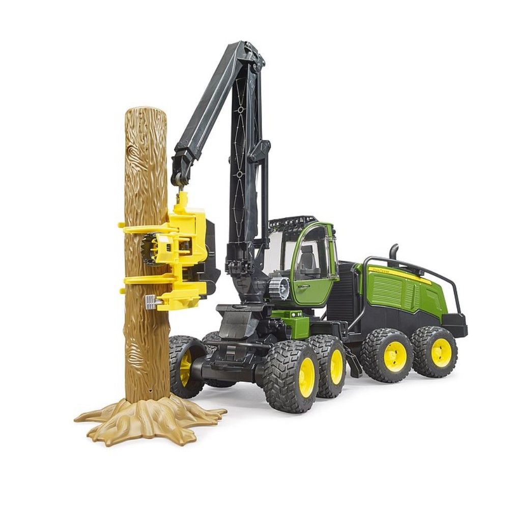 Cortador de troncos John Deere 1270G com braço mecânico