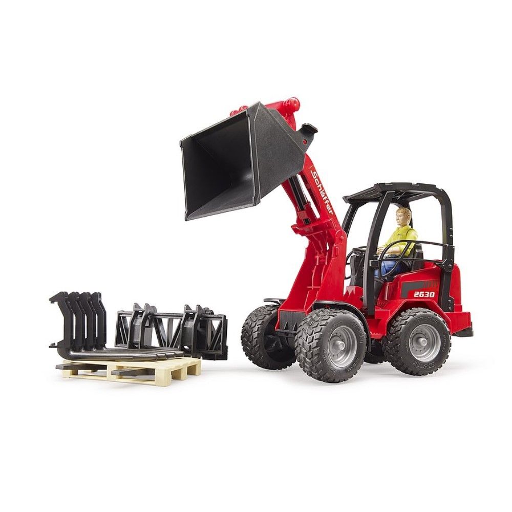 Carregadora Schaffer Compacta 2034 com acessórios