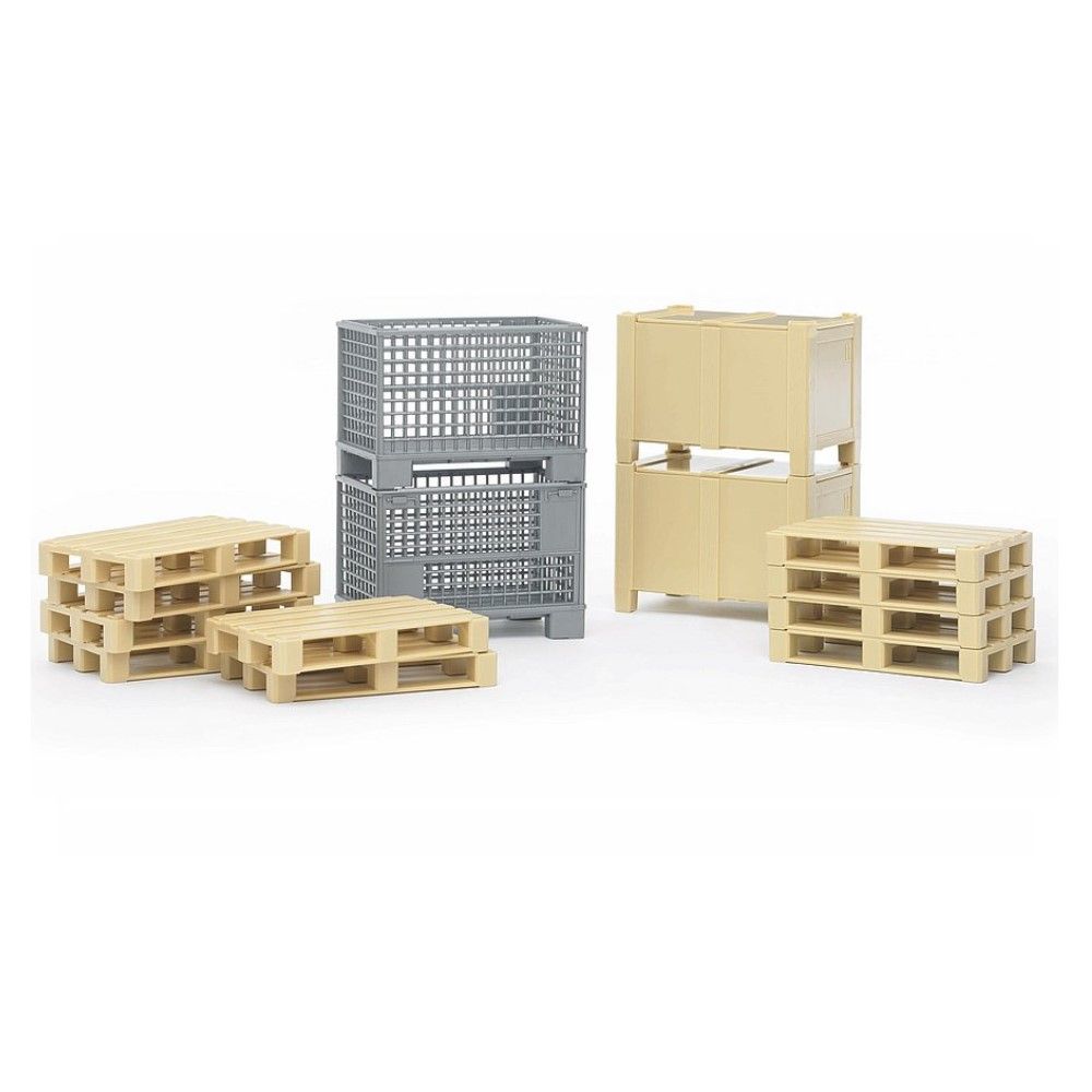 Conjunto de caixas e Paletes