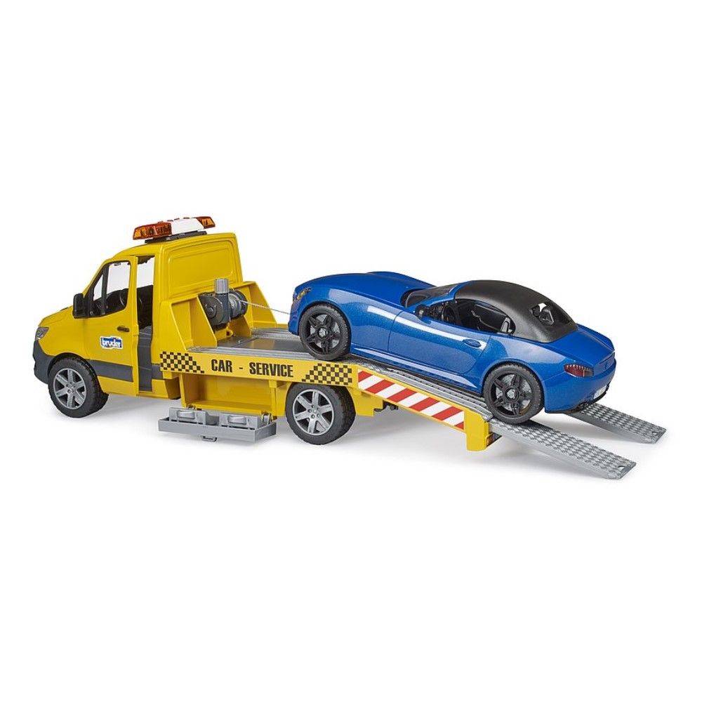 Transporte MB Sprinter BRUDER Roadster com luzes e som