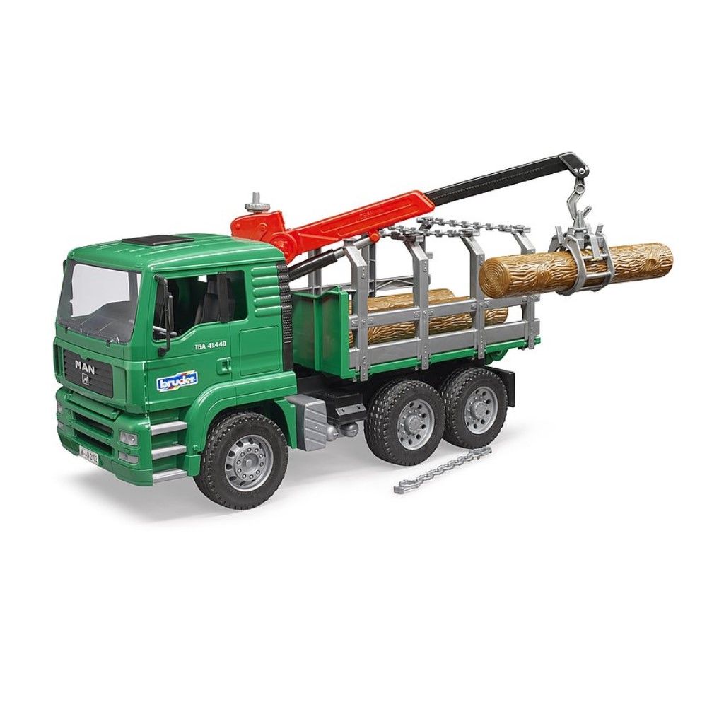 Transporte de troncos com guindaste MAN TGA