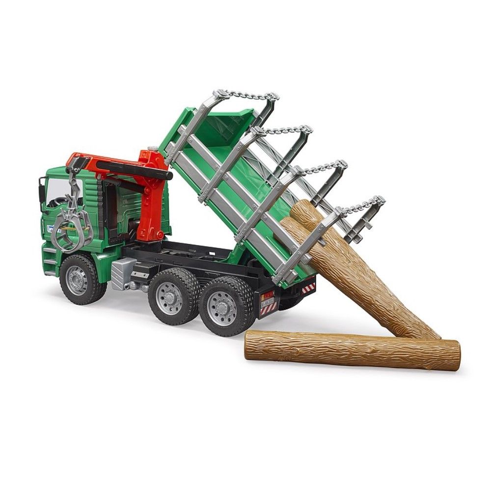 Transporte de troncos com guindaste MAN TGA