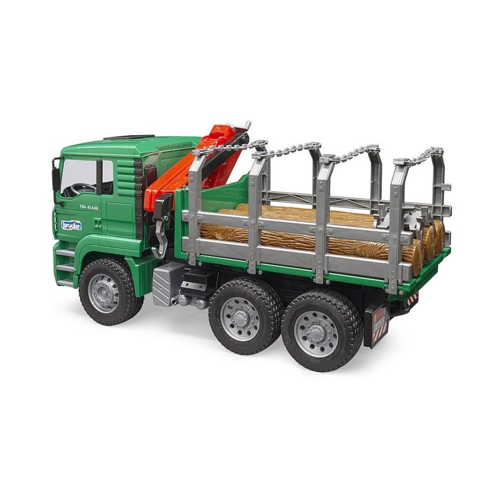 Transporte de troncos com guindaste MAN TGA