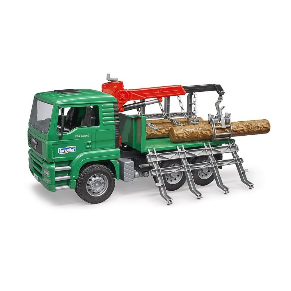 Transporte de troncos com guindaste MAN TGA