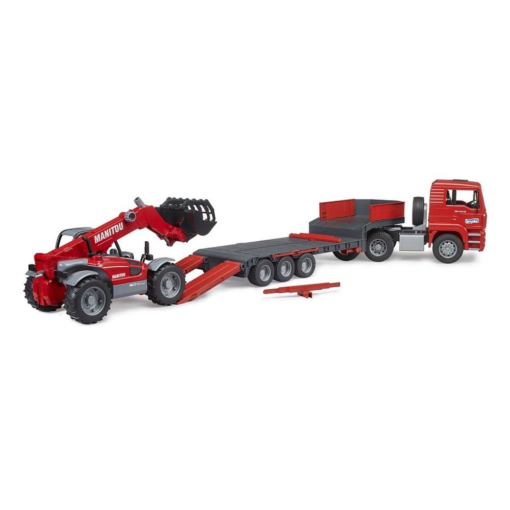 Camião semi-reboque MAN TGA com Manitou MLT 633