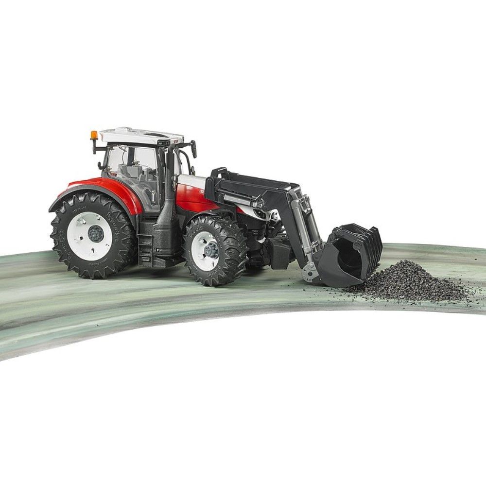 Trator Steyr 6300 Terrus CVT com pá carregadora