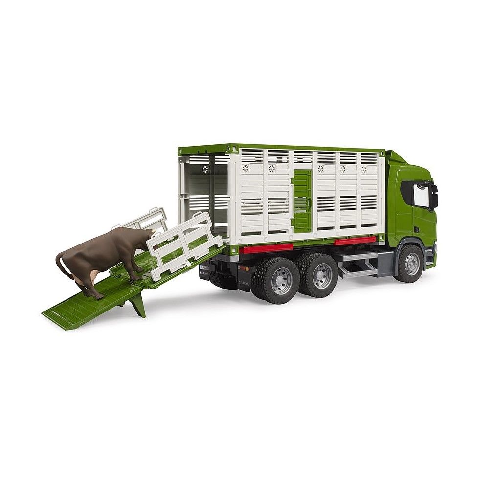 Camião de transporte de gado Scania Super 560R com gado