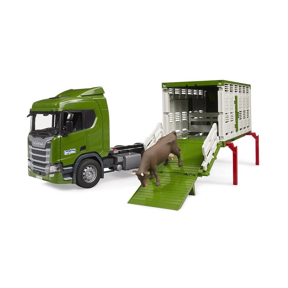 Camião de transporte de gado Scania Super 560R com gado