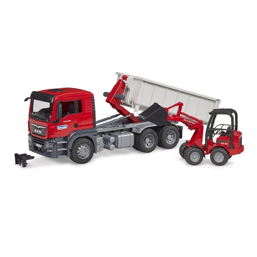 Camião basculante MAN TGS com Schaeffer