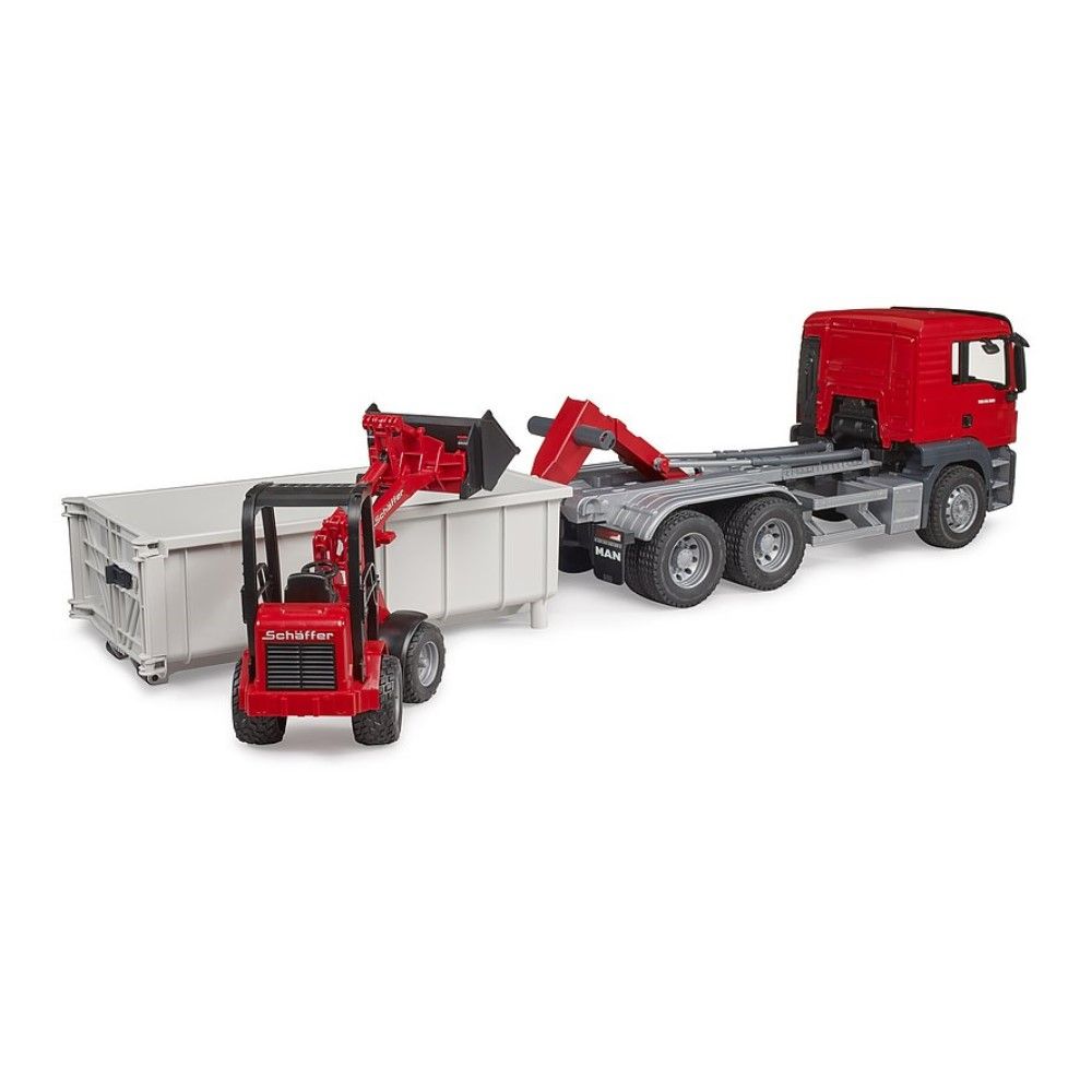 Camião basculante MAN TGS com Schaeffer