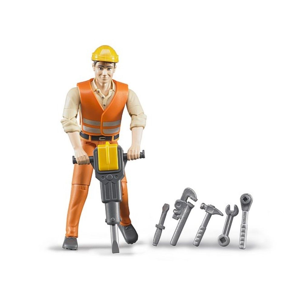 Trabalhador da Construção Civil com Acessórios