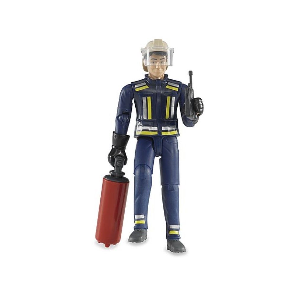 Bombeiro com acessórios