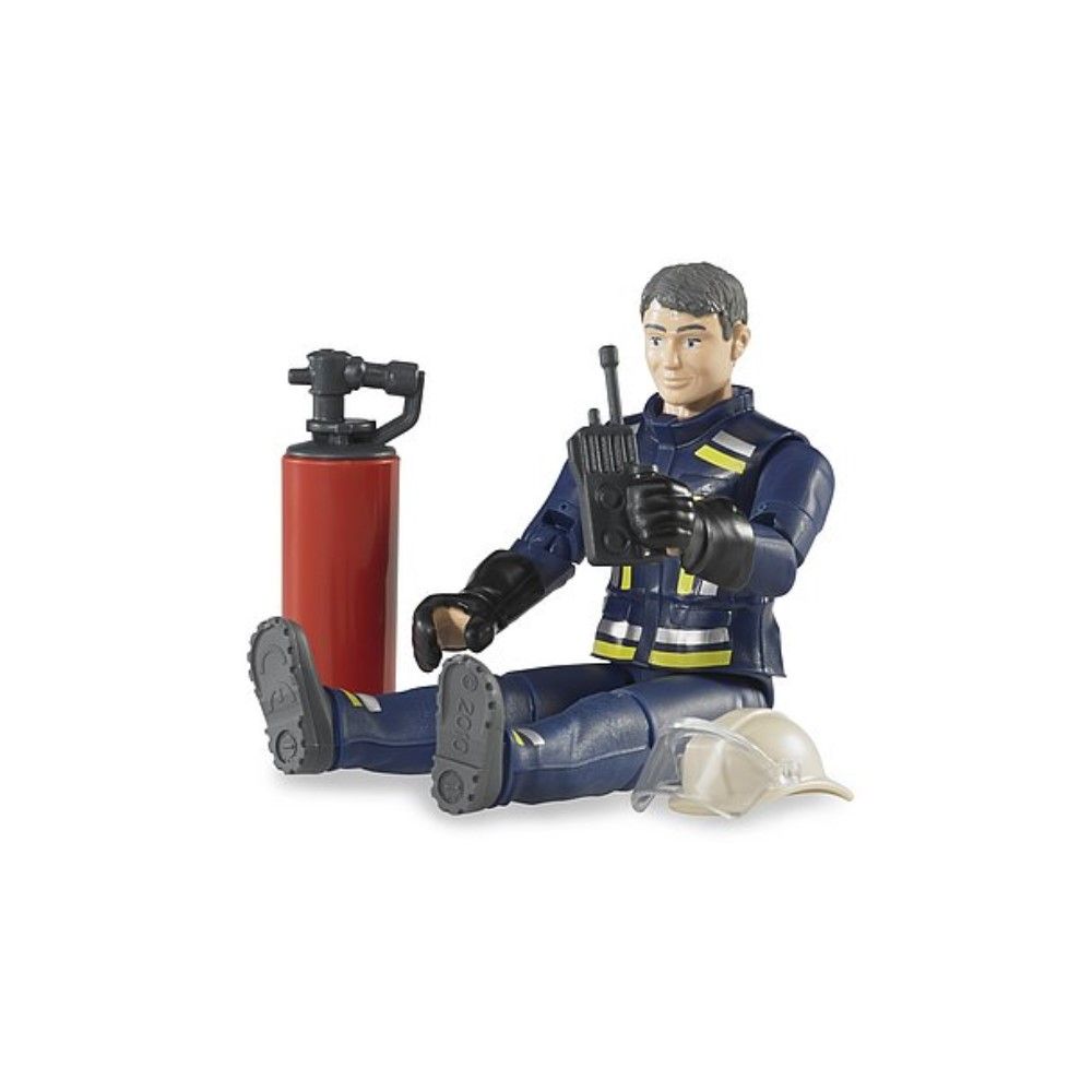 Bombeiro com acessórios