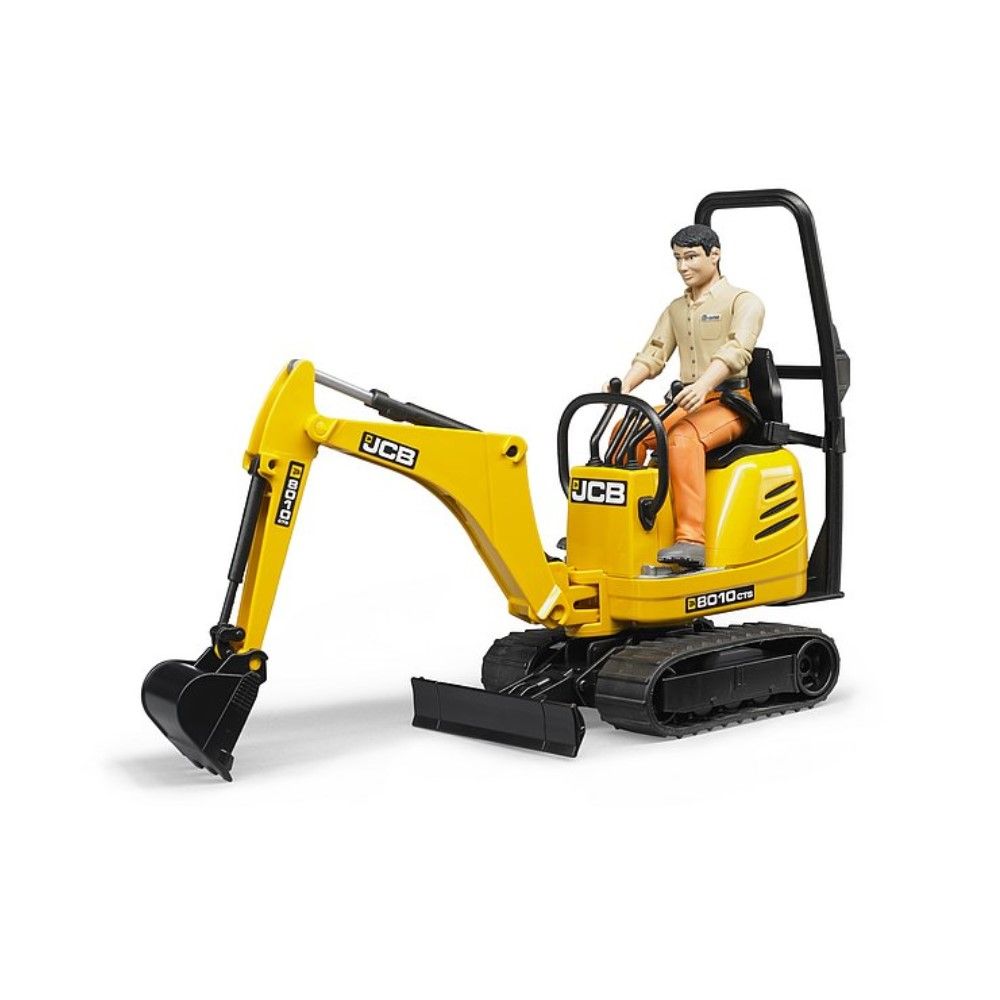 Microescavadora JCB 8010 CTS com figura