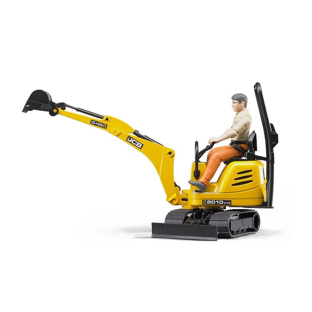 Microescavadora JCB 8010 CTS com figura