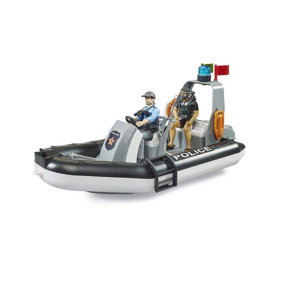 Bote de Policia com mergulhador e acessórios