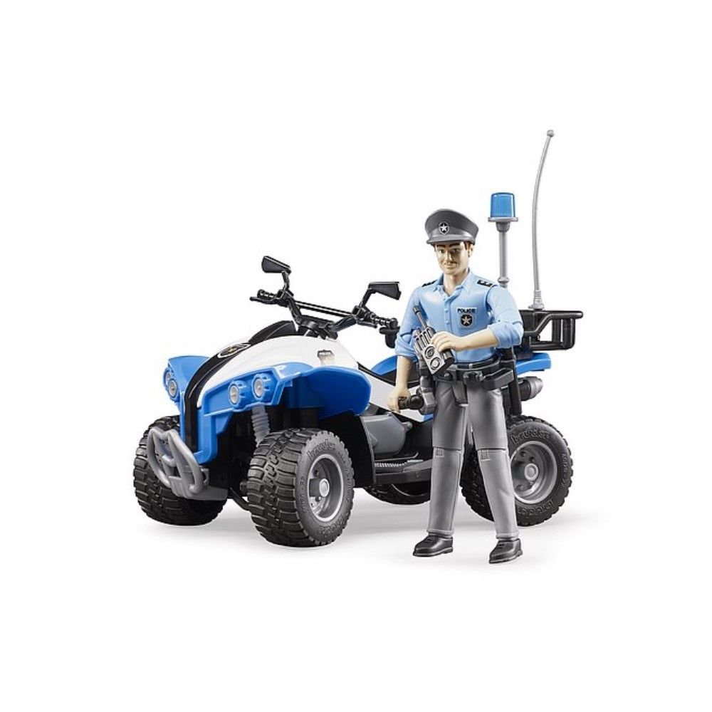 Moto 4 Policia com figura
