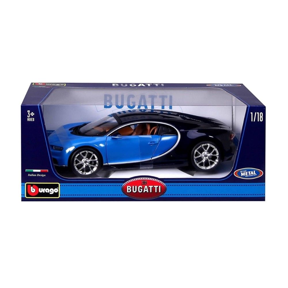 1/18 - Bugatti Chiron (azul)