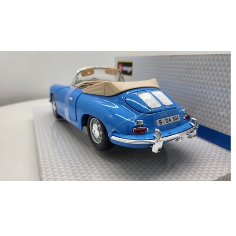 1/18 - Porsche 356B Cabrio 1961 (azul)