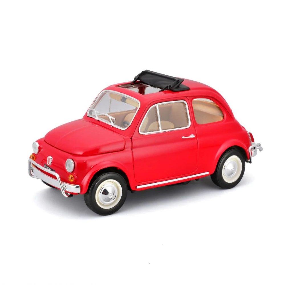 1/18 - Fiat 500 tecto aberto (vermelho)