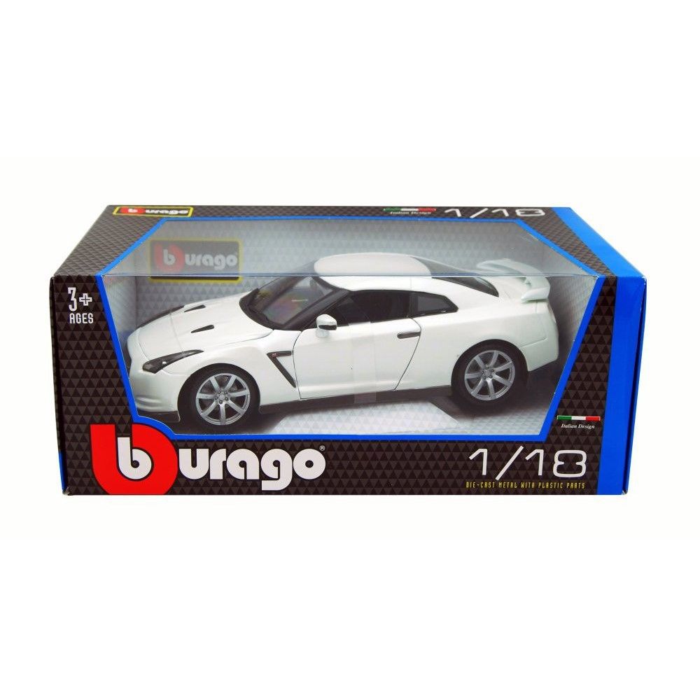 1/18 - Nissan GT-R 2009 (branco)