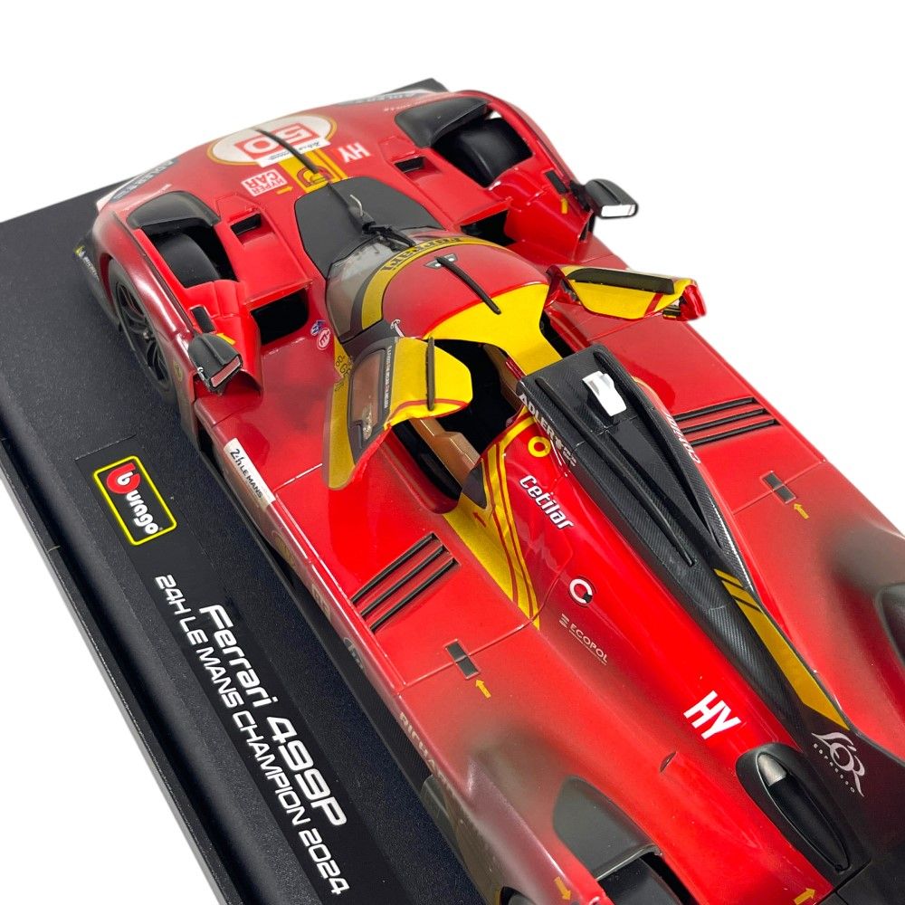 1/18 - Ferrari 499P #50 Fuoco/Nielsen/Molina Vencedor 24H Le Mans 2024 - EDIÇÃO ESPECIAL After Race