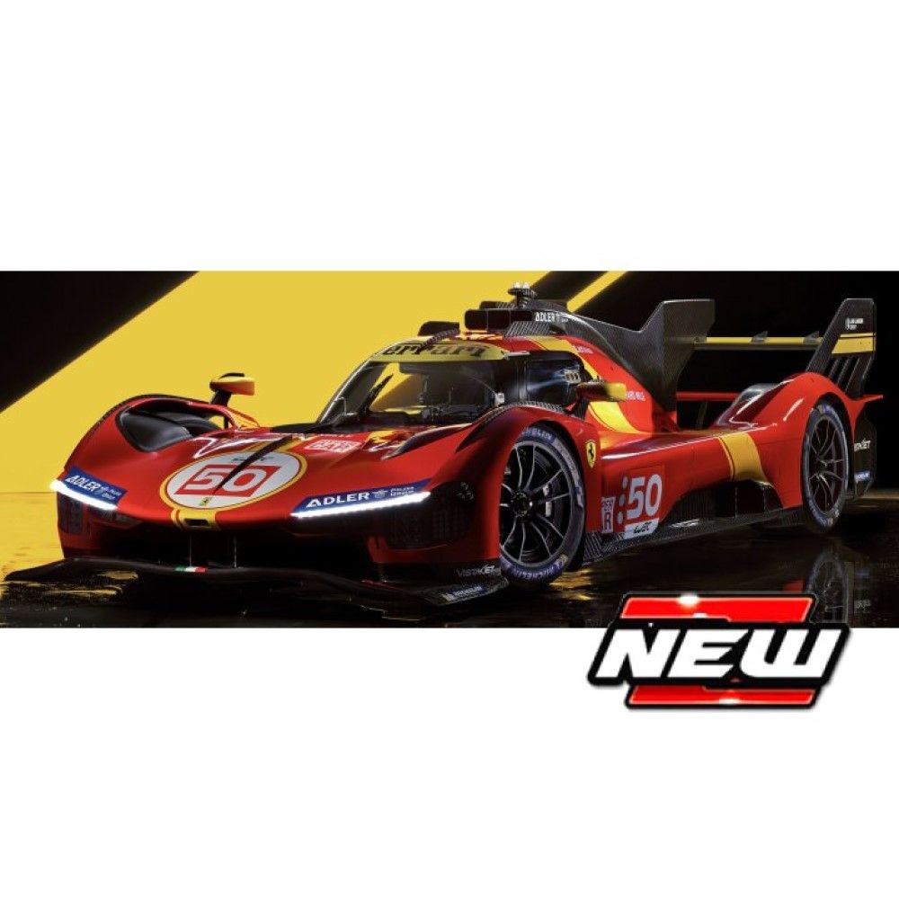 1/18 - Ferrari 499P 3.0L Turbo V6 #50 Fuoco/Nielsen/Molina 24H Le Mans 2025