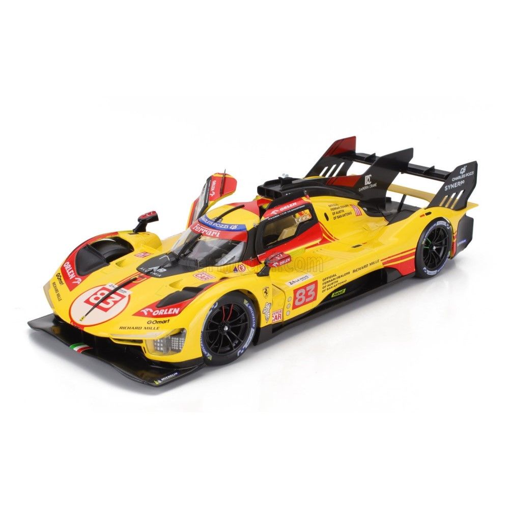 1/18 - Ferrari 499P #83 Kubica/Yifei/Scarman 24H Le Mans 2024